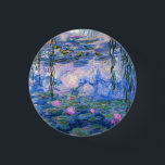 Claude Monet Water Lilies Vintage Floral HD Art 3 Cm Round Badge<br><div class="desc">Claude Monet Water Lilies Vintage Floral HD Art Button.
Water Lilies painting by Claude Monet. Painted between 1916-1919.</div>