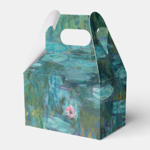Claude Monet Water Lilies Wedding Favour Box