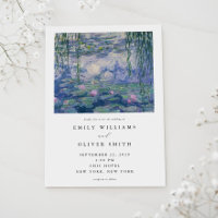 Claude Monet Water Lilies Wedding