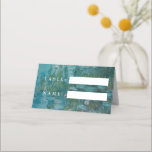 Claude Monet Water Lilies Wedding Place Card<br><div class="desc">Wedding place cards featuring Claude Monet Water Lilies painting background</div>