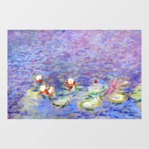 Claude Monet - Water Lilies Window Cling