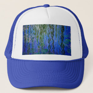 Claude Monet - Water Lilies with weeping willow Trucker Hat