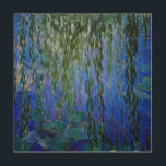 Claude Monet - Water Lilies with weeping willow Wood Wall Art<br><div class="desc">Water Lilies with weeping willow branches / Nympheas avec rameaux de saule by Claude Monet in 1916-1919</div>