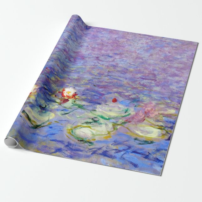 Claude Monet - Water Lilies Wrapping Paper (Unrolled)
