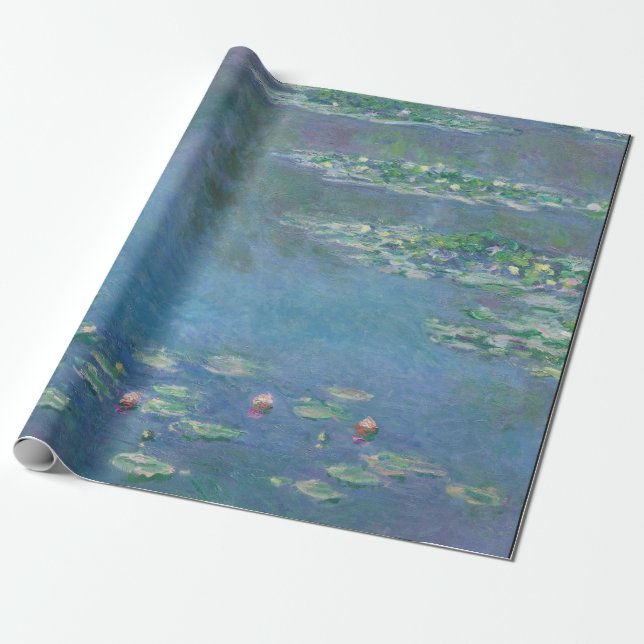 Claude Monet - Water Lilies Wrapping Paper (Unrolled)