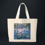 Claude Monet Water Lillies 1919 Large Tote Bag<br><div class="desc">Title: Water Lilies
Artist: Claude Monet
Year: 1919</div>