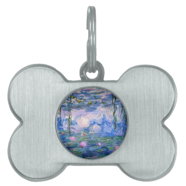 Claude Monet Water Lillies 1919 Pet Tag (Front)