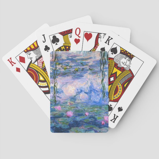 Claude Monet Water Lillies 1919 Playing Cards (Back)