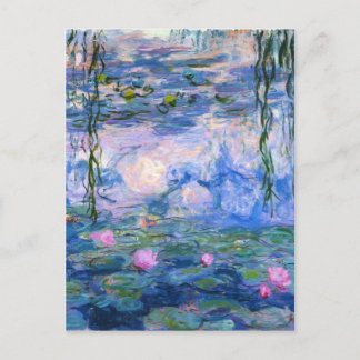 Claude Monet Water Lillies 1919 Postcard