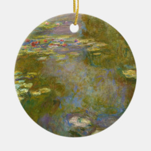 Claude Monet - Water Lily Pond 1917 Ceramic Tree Decoration