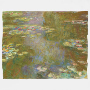 Claude Monet - Water Lily Pond 1917 Fleece Blanket