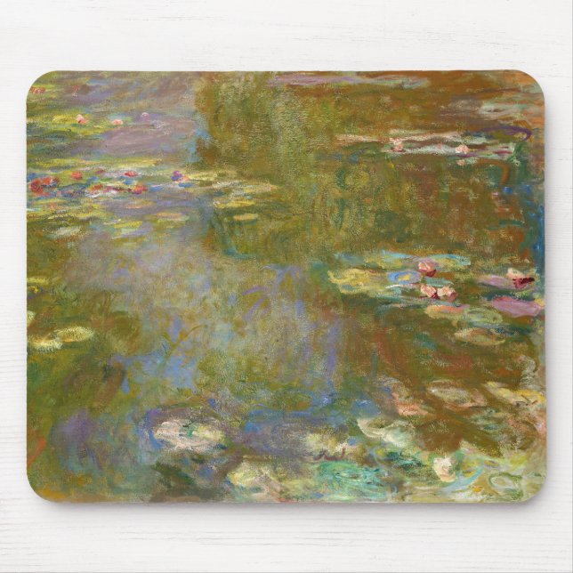 Claude Monet - Water Lily Pond 1917 Mouse Mat (Front)