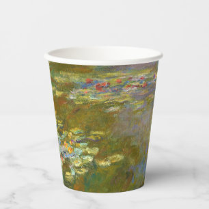 Claude Monet - Water Lily Pond 1917 Paper Cups