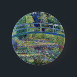 Claude Monet Water Lily Pond 6 Cm Round Badge<br><div class="desc">Water Lily Pond painted by Claude Monet in 1899.</div>