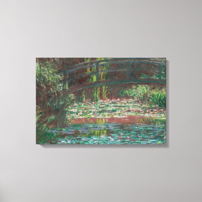 Claude Monet - Water Lily Pond Canvas Print (Front)