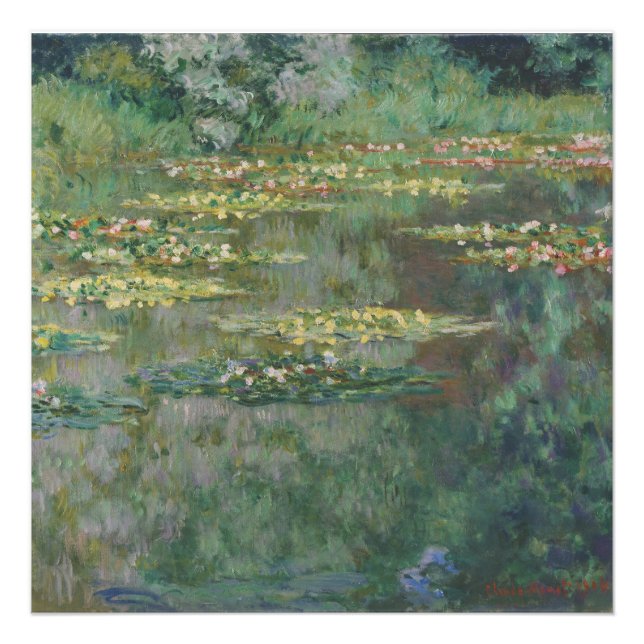 Claude Monet Water Lily Pond Fine Art GalleryHD Photo Print (Front)
