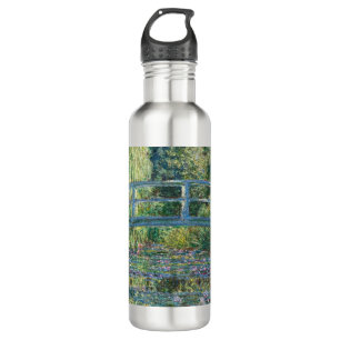 Claude Monet - Water Lily pond, Green Harmony 710 Ml Water Bottle