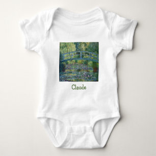 Claude Monet - Water Lily pond, Green Harmony Baby Bodysuit