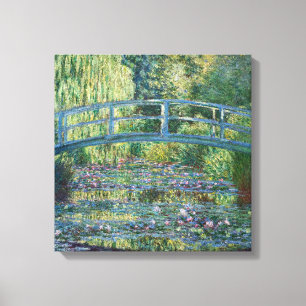Claude Monet - Water Lily pond, Green Harmony Canvas Print