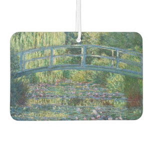 Claude Monet - Water Lily pond, Green Harmony Car Air Freshener