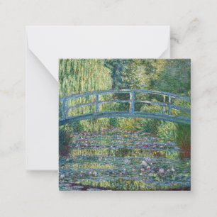 Claude Monet - Water Lily pond, Green Harmony Card