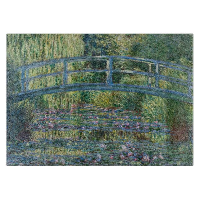 Claude Monet - Water Lily pond, Green Harmony Cutting Board (Front)
