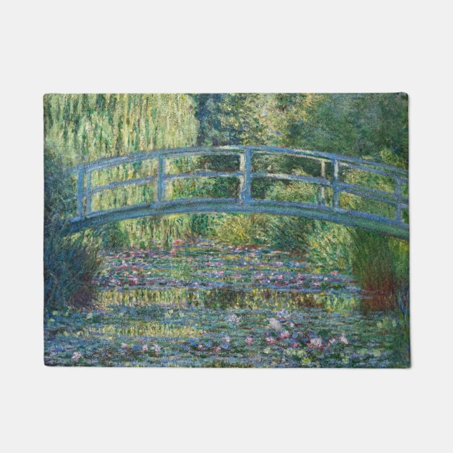 Claude Monet - Water Lily pond, Green Harmony Doormat (Front)