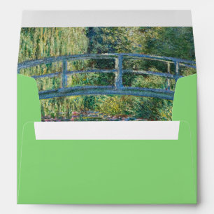 Claude Monet - Water Lily pond, Green Harmony Envelope