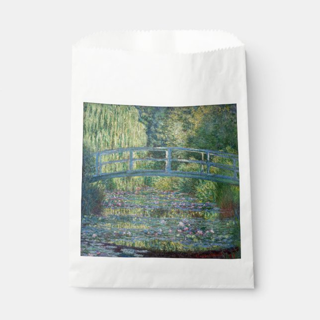 Claude Monet - Water Lily pond, Green Harmony Favour Bags (Front)