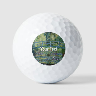 Claude Monet - Water Lily pond, Green Harmony Golf Balls