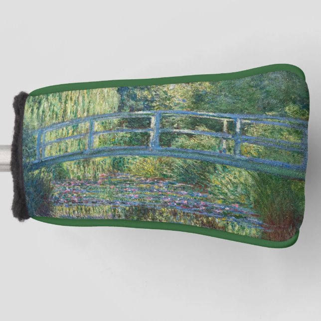 Claude Monet - Water Lily pond, Green Harmony Golf Head Cover (Front)