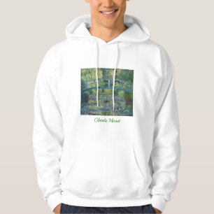 Claude Monet - Water Lily pond, Green Harmony Hoodie