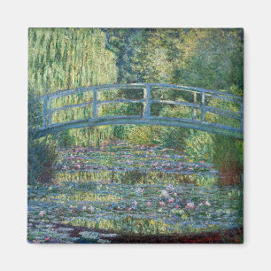 Claude Monet - Water Lily pond, Green Harmony Magnet