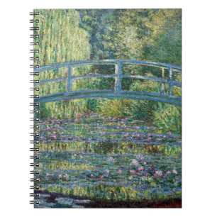 Claude Monet - Water Lily pond, Green Harmony Notebook