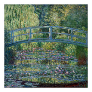 Claude Monet - Water Lily pond, Green Harmony Poster