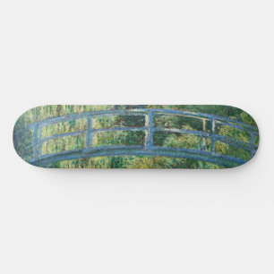 Claude Monet - Water Lily pond, Green Harmony Skateboard