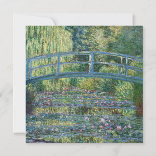 Claude Monet - Water Lily pond, Green Harmony Thank You Card