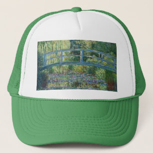 Claude Monet - Water Lily pond, Green Harmony Trucker Hat