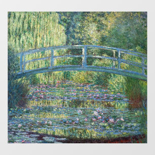 Claude Monet - Water Lily pond, Green Harmony Window Cling