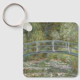 Claude Monet Water Lily Pond (Japanese Footbridge) Key Ring