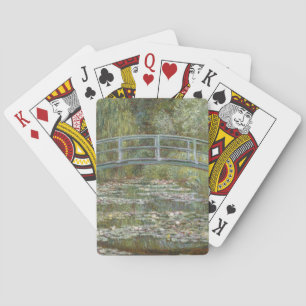 Claude Monet Water Lily Pond (Japanese Footbridge) Playing Cards