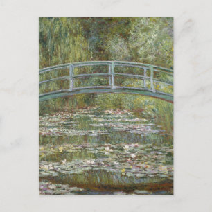 Claude Monet Water Lily Pond (Japanese Footbridge) Postcard