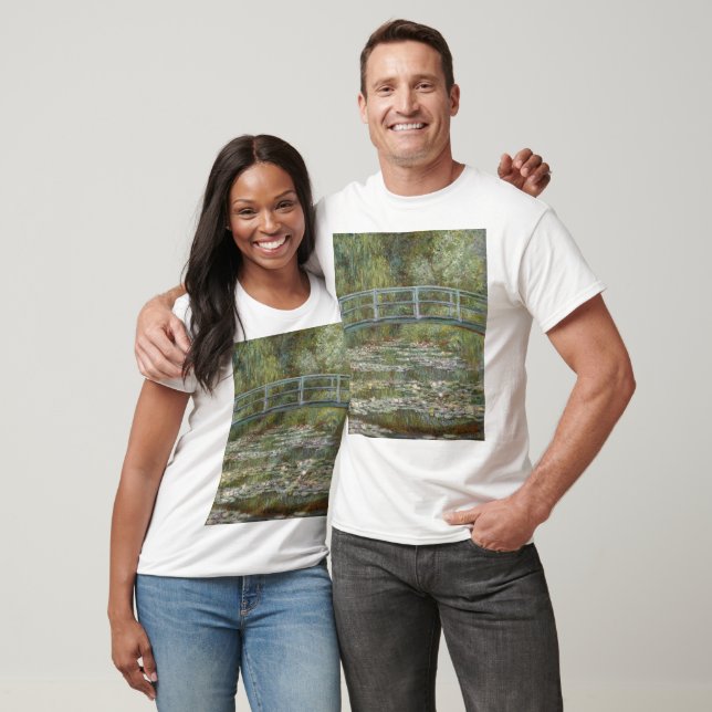 Claude Monet Water Lily Pond (Japanese Footbridge) T-Shirt (Unisex)