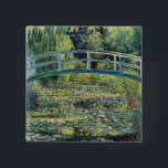 Claude Monet - Water Lily Pond & Japanesese Bridge 15 Cm Square Badge<br><div class="desc">The Water Lily Pond and the Japanese Bridge / Le Bassin aux nympheas - Claude Monet,  1899</div>