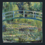 Claude Monet - Water Lily Pond & Japanesese Bridge Bandana<br><div class="desc">The Water Lily Pond and the Japanese Bridge / Le Bassin aux nympheas - Claude Monet,  1899</div>