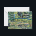 Claude Monet - Water Lily Pond & Japanesese Bridge Card<br><div class="desc">The Water Lily Pond and the Japanese Bridge / Le Bassin aux nympheas - Claude Monet,  1899</div>