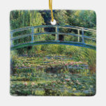 Claude Monet - Water Lily Pond & Japanesese Bridge Ceramic Ornament<br><div class="desc">The Water Lily Pond and the Japanese Bridge / Le Bassin aux nympheas - Claude Monet,  1899</div>