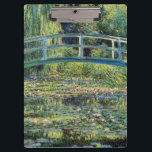 Claude Monet - Water Lily Pond & Japanesese Bridge Clipboard<br><div class="desc">The Water Lily Pond and the Japanese Bridge / Le Bassin aux nympheas - Claude Monet,  1899</div>