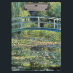 Claude Monet - Water Lily Pond & Japanesese Bridge Clipboard<br><div class="desc">The Water Lily Pond and the Japanese Bridge / Le Bassin aux nympheas - Claude Monet,  1899</div>