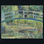Claude Monet - Water Lily Pond & Japanesese Bridge Fleece Blanket<br><div class="desc">The Water Lily Pond and the Japanese Bridge / Le Bassin aux nympheas - Claude Monet,  1899</div>